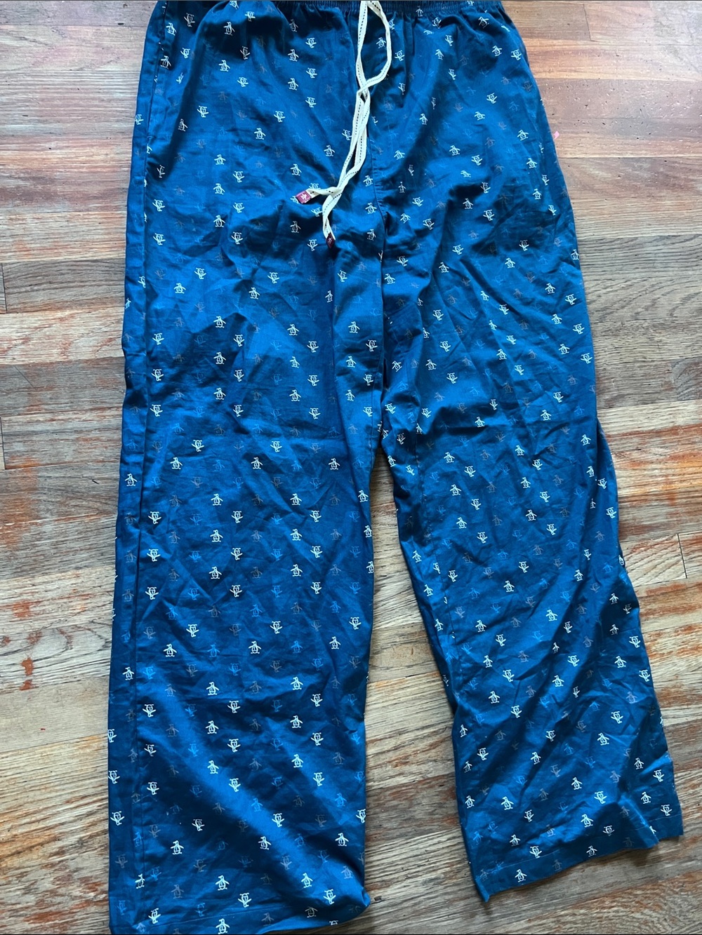 Original Penguin Blue Lounge pijama with White Penguin Motif